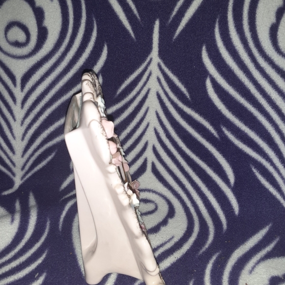 Vintage Norcrest Pink with floral picture frame - Picture 5 of 6